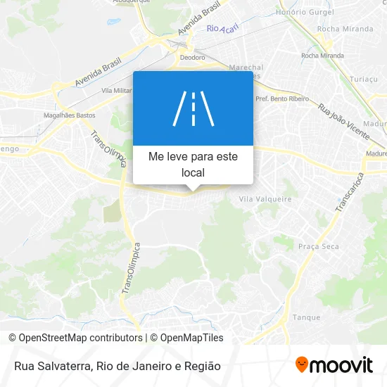 Rua Salvaterra mapa