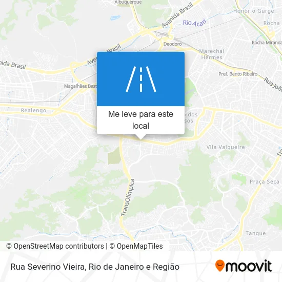 Rua Severino Vieira mapa