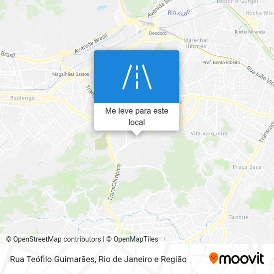 Rua Teófilo Guimarães mapa