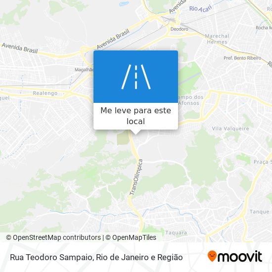 Rua Teodoro Sampaio mapa