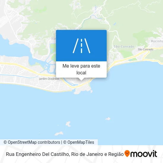Rua Engenheiro Del Castilho mapa