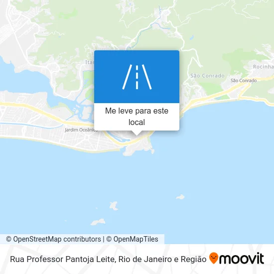 Rua Professor Pantoja Leite mapa