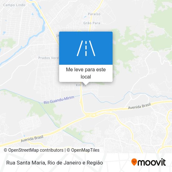 Rua Santa Maria mapa