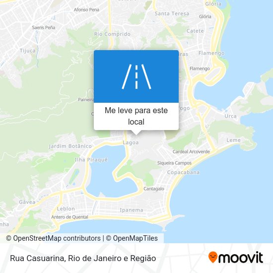 Rua Casuarina mapa