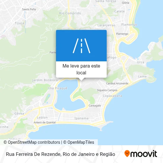 Rua Ferreira De Rezende mapa