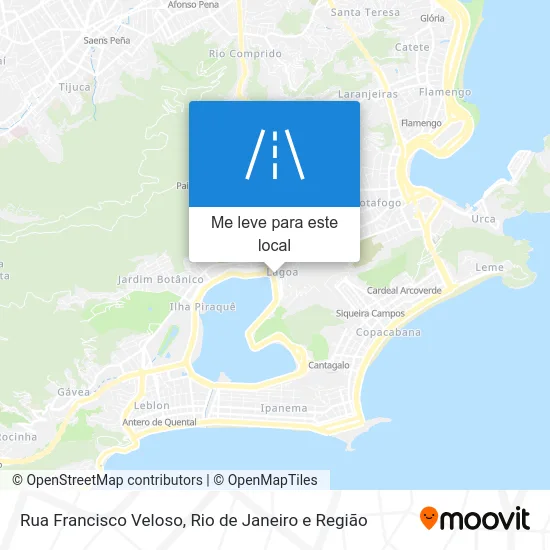 Rua Francisco Veloso mapa