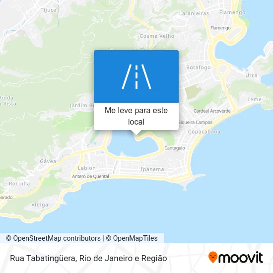 Rua Tabatingüera mapa