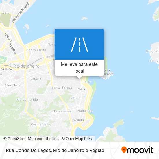 Rua Conde De Lages mapa