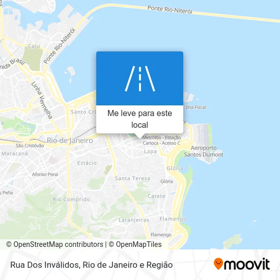 Rua Dos Inválidos mapa