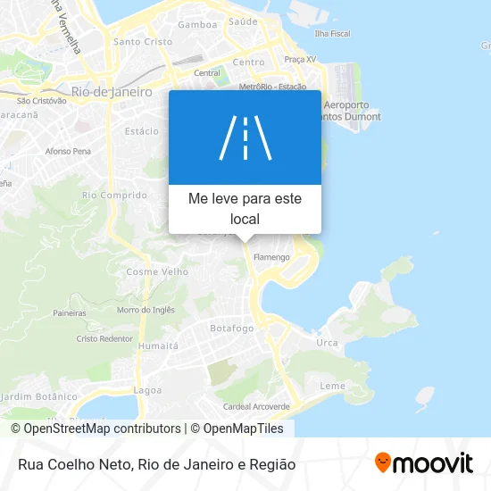 Rua Coelho Neto mapa