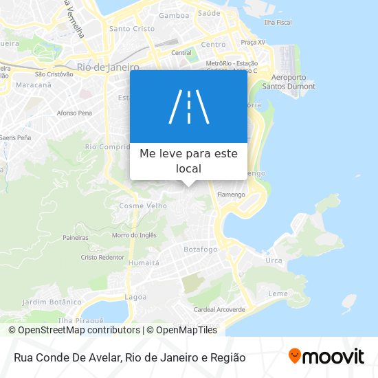 Rua Conde De Avelar mapa