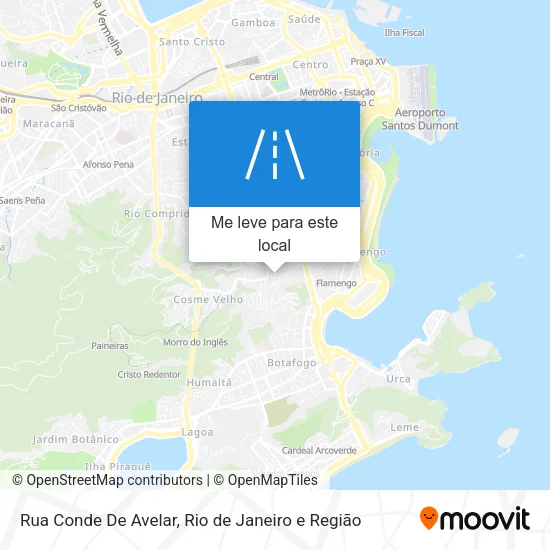 Rua Conde De Avelar mapa