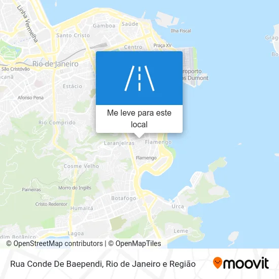Rua Conde De Baependi mapa