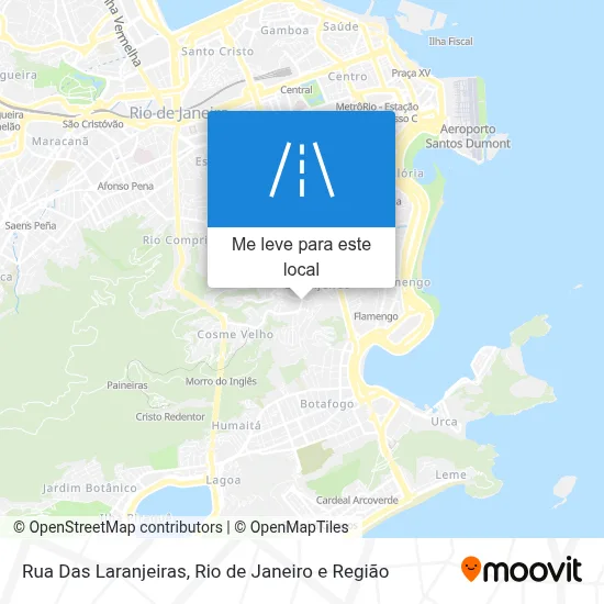 Rua Das Laranjeiras mapa