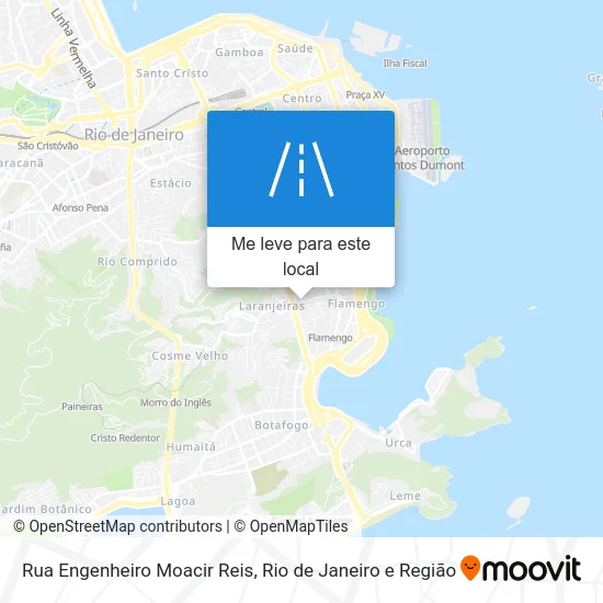 Rua Engenheiro Moacir Reis mapa