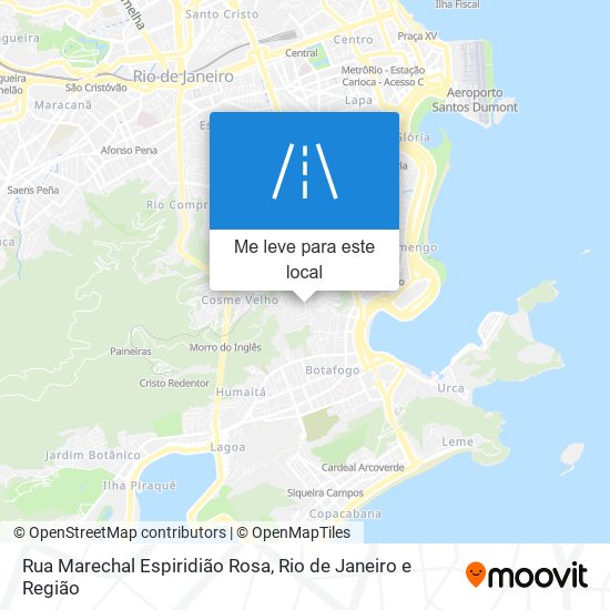 Rua Marechal Espiridião Rosa mapa