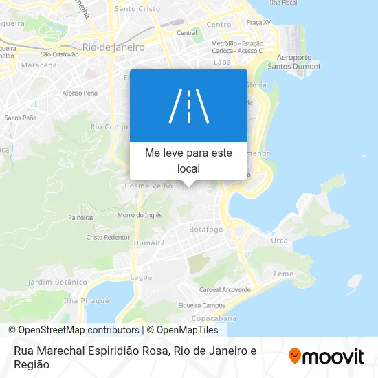 Rua Marechal Espiridião Rosa mapa