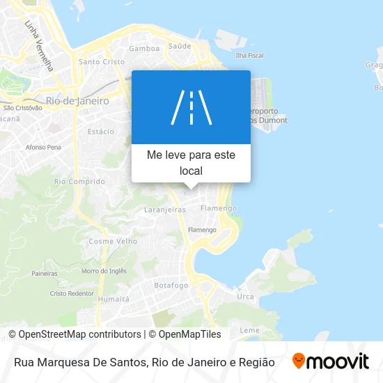 Rua Marquesa De Santos mapa