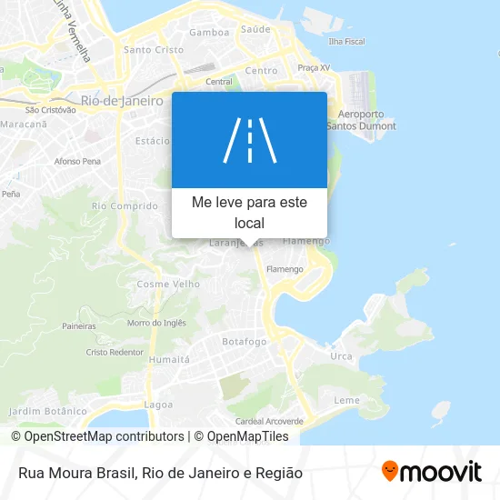 Rua Moura Brasil mapa