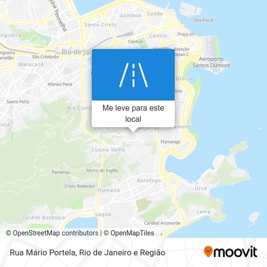 Rua Mário Portela mapa