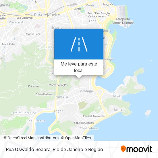 Rua Oswaldo Seabra mapa