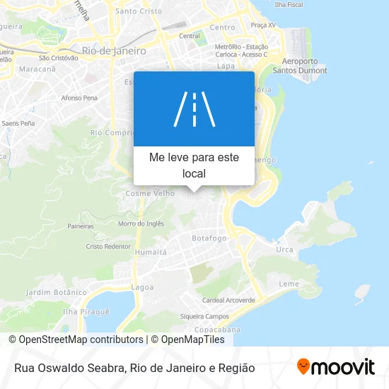 Rua Oswaldo Seabra mapa