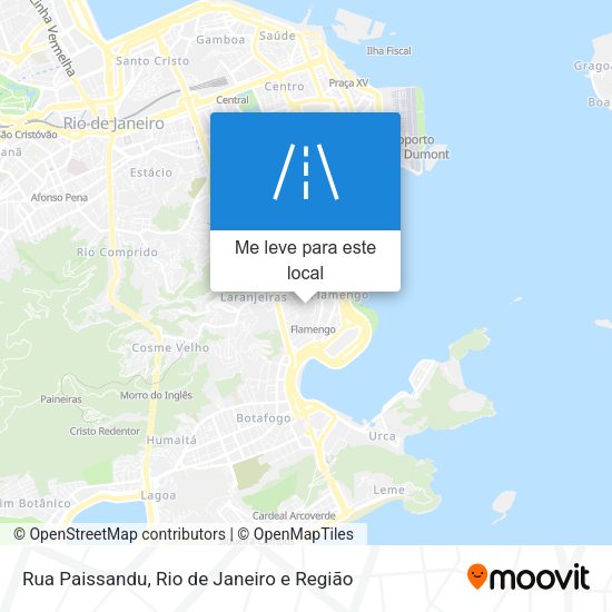 Rua Paissandu mapa