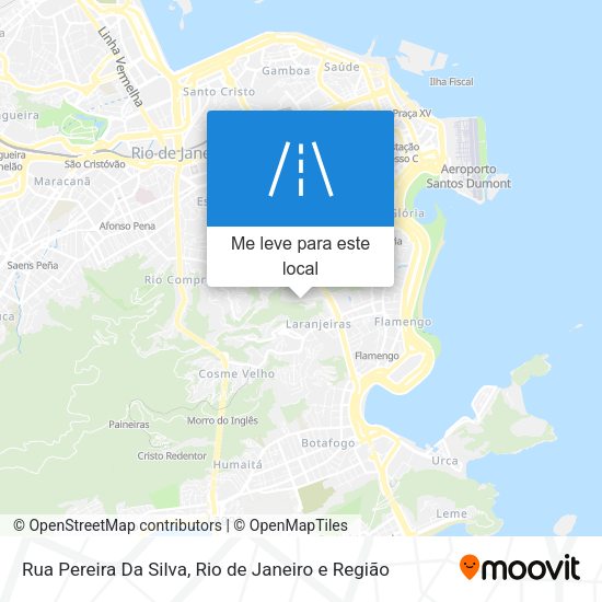 Rua Pereira Da Silva mapa