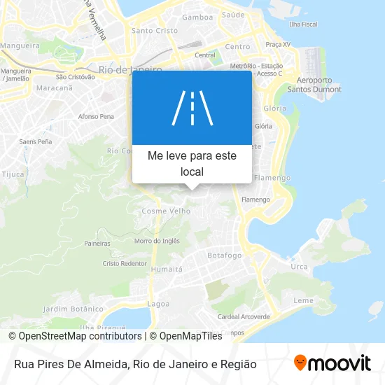 Rua Pires De Almeida mapa