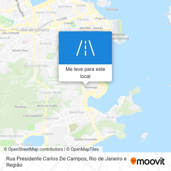 Rua Presidente Carlos De Campos mapa