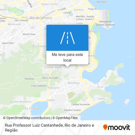 Rua Professor Luiz Cantanhede mapa