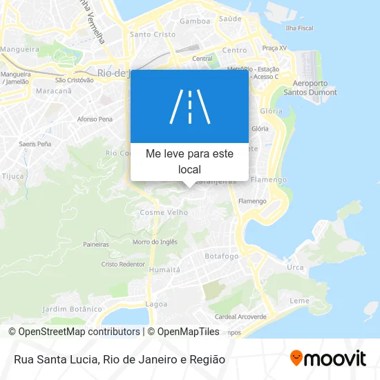 Rua Santa Lucia mapa