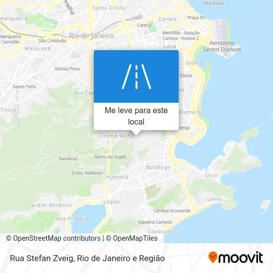 Rua Stefan Zveig mapa