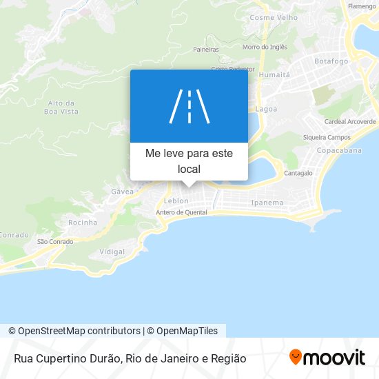 Rua Cupertino Durão mapa