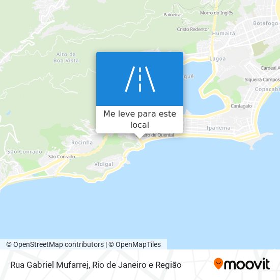 Rua Gabriel Mufarrej mapa