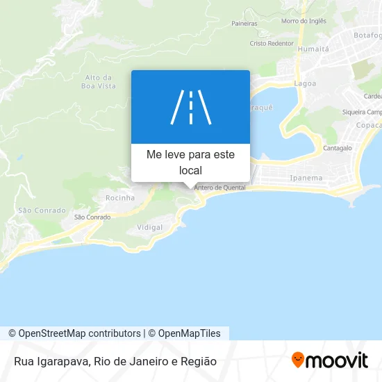 Rua Igarapava mapa