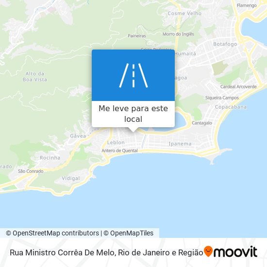 Rua Ministro Corrêa De Melo mapa