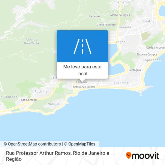 Rua Professor Arthur Ramos mapa