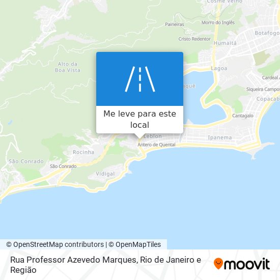 Rua Professor Azevedo Marques mapa