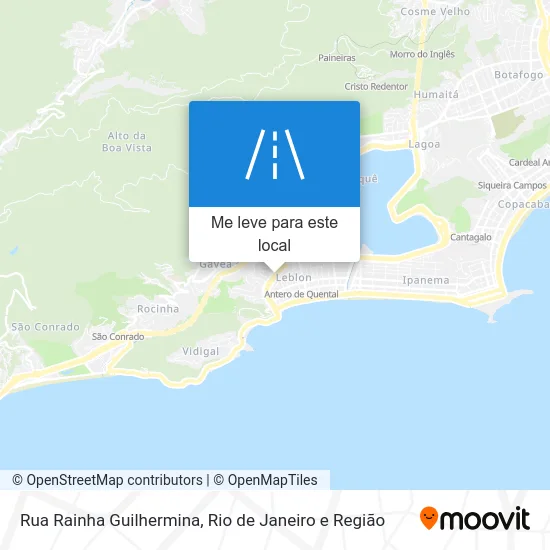 Rua Rainha Guilhermina mapa