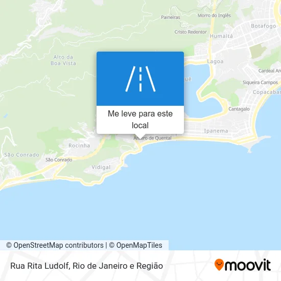 Rua Rita Ludolf mapa