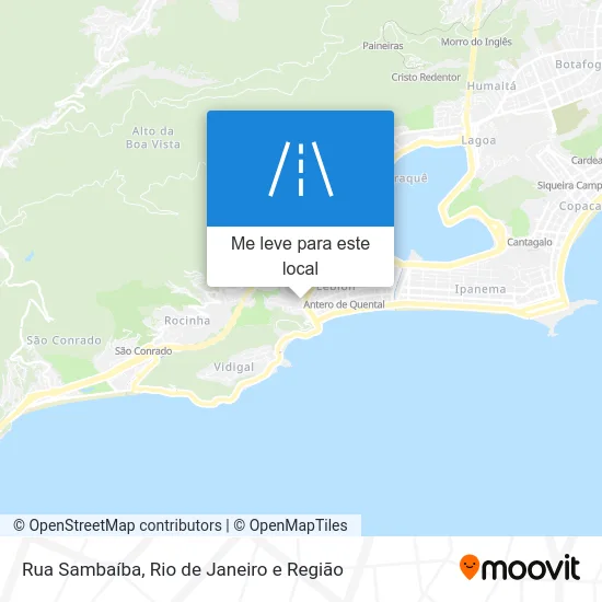 Rua Sambaíba mapa