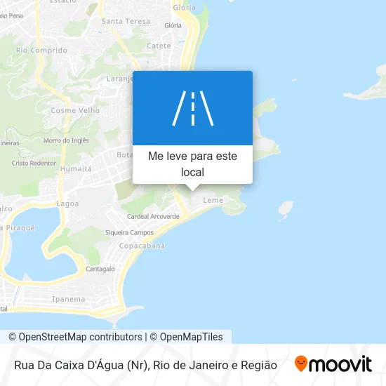 Rua Da Caixa D'Água (Nr) mapa