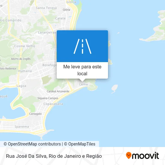 Rua José Da Silva mapa