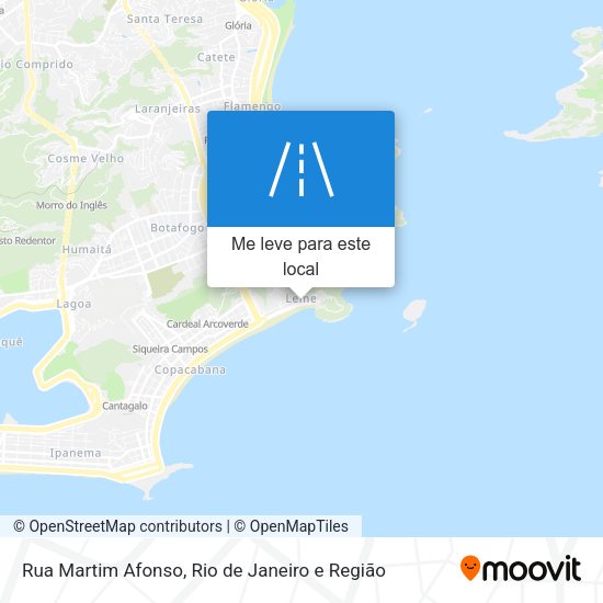 Rua Martim Afonso mapa