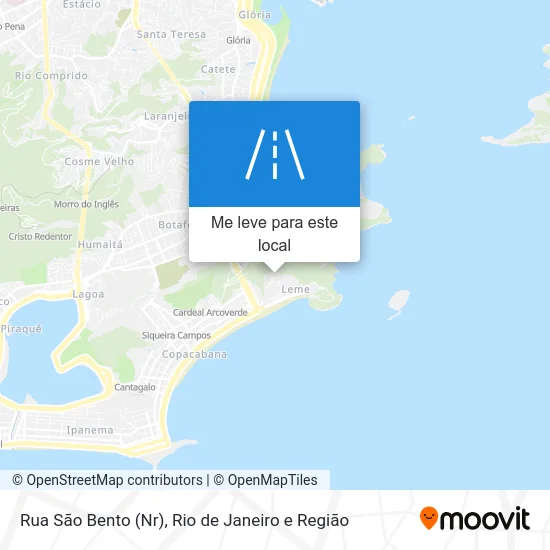 Rua São Bento (Nr) mapa