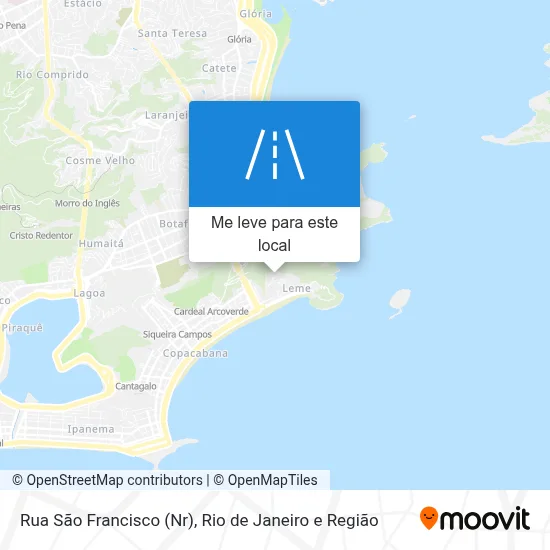 Rua São Francisco (Nr) mapa