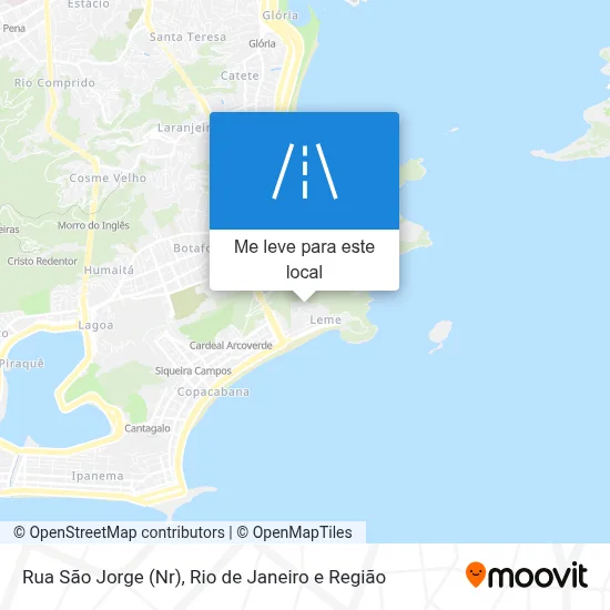 Rua São Jorge (Nr) mapa