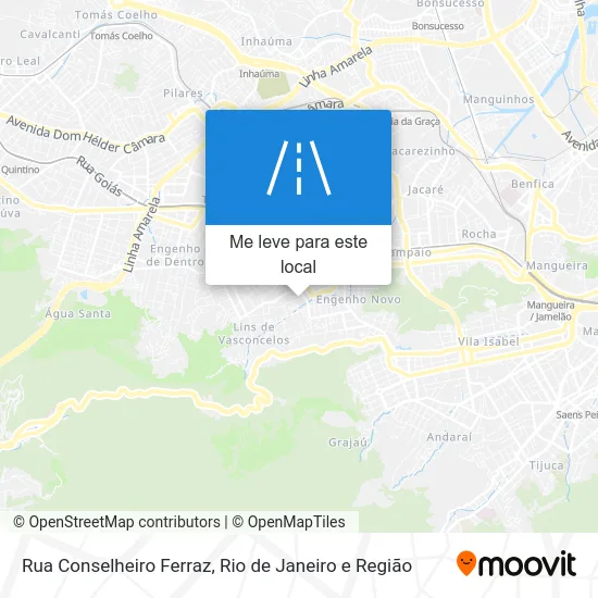 Rua Conselheiro Ferraz mapa