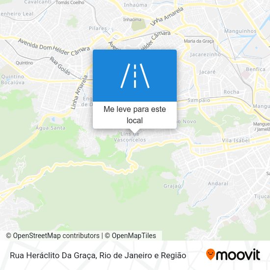 Rua Heráclito Da Graça mapa